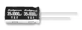 100YXF47MEFC10X16: Electrolytic Capacitor, Miniature, 47 µF, 100 V, ± 20%, Radial Leaded, 7000 hours @ 105°C, Polar