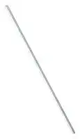 POLE22-1000AN: Mounting Pole, LR4/LR5/LR6/LR7 Series LED Signal Tower, N Type, Indoor, Aluminium, Silver, 1m