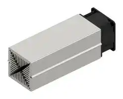 LAM 6 K 150 12: Fan / Force Cooled Heat Sink, 12VDC, 0.15 K/W, 60 mm, 60 mm, 150 mm, 70 m³/h, 53 dBA