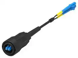 1-2061846-0: Fibre Optic Cable, Singlemode, 9µm / 125µm, LC Duplex-LC Duplex, 10 m