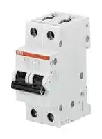 2CDS252001R0014: Thermal Magnetic Circuit Breaker, MCB, 2P, 20 kA, 230 V, 1 A