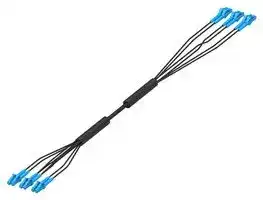 1-2835695-0: Fibre Optic Cable, Singlemode, 9µm / 125µm, LC Duplex-LC Duplex, 10 m