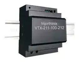 VTX-211-100-215: AC/DC DIN Rail Power Supply (PSU), ITE, 1 Output, 97 W, 15 VDC, 6.5 A