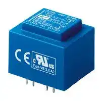 AVB2.3/2/15: PCB Transformer, Safety, Encapsulated Safety Isolating, 2 x 115V, 2 x 15V, 2.3 VA, 50Hz / 60Hz