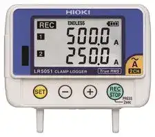 LR5051: Data Logger, 2 Chanel, Load & Leakage Current, 0.5 A to 1 kA AC, 60000 Data, Battery Operation