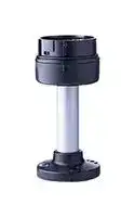 910742900: Tube Base, Aluminium, Plastic Foot, 100mm, Auer Signal Modul-Perfect 70 Series Signal Towers
