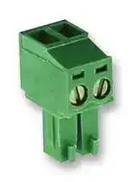CTB92HD/2: Pluggable Terminal Block, 3.5 mm, 2 Ways, 30 AWG, 16 AWG, 1 mm², Screw