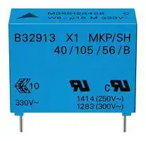 B32912A3104M189: Safety Capacitor, Metallized PP, Radial Box - 2 Pin, 0.1 µF, ± 20%, X1, Through Hole
