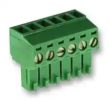 CTB92HD/6: Pluggable Terminal Block, 3.5 mm, 6 Ways, 30 AWG, 16 AWG, 1 mm², Screw