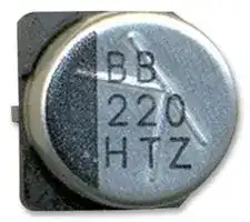 10TZV1000M10X10.5: SMD Aluminium Electrolytic Capacitor, Radial Can - SMD, 1000 µF, 10 V, 2000 hours @ 105°C, Polar