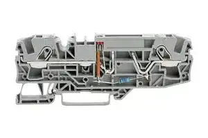 2006-1681/1000-434: Fused Terminal Block, 2 Ways, 6 mm², Push In, 25 A
