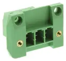 1840560: Terminal Block, Feed-Thru, Header, 7.62 mm, 3 Ways, 20 A, 300 V, Screw Clamp Right Angle