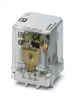 REL-PR2- 24DC/2X21: Power Relay, DPDT, 24 VDC, 3 A, REL-PR2, Socket