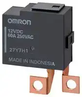 G9TA-K1ATH DC12: Power Relay, SPST-NO, 12 VDC, 60 A, G9TA Series, Bracket, Latching Dual Coil