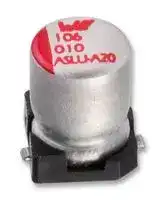 865090640003: SMD Aluminium Electrolytic Capacitor, Radial Can - SMD, 0.33 µF, 50 V, 1000 hours @ 85°C, Polar
