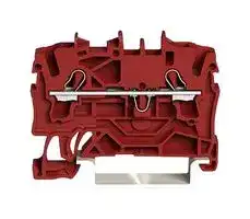 2002-1203: DIN Rail Mount Terminal Block, 2 Ways, 22 AWG, 12 AWG, 2.5 mm², Clamp, 24 A