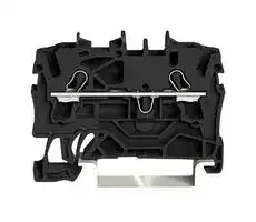 2002-1205: DIN Rail Mount Terminal Block, 2 Ways, 22 AWG, 12 AWG, 2.5 mm², Clamp, 24 A
