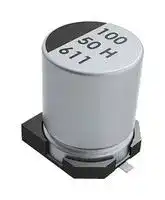 EDT337M016S9MAA: SMD Aluminium Electrolytic Capacitor, Radial Can - SMD, 330 µF, 16 V, 2000 hours @ 125°C, Polar