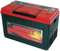 PC2150S: Rechargeable Battery, Thin Plate Pure Lead, Single Cell, 12 V, Lead Acid, 104 Ah, Stud