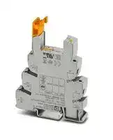 1012307: Relay Socket, DIN Rail, Screw, 120 V, PLC-BSC Series