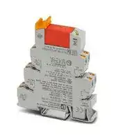 2909516: Power Relay, DPDT, 230 VAC, 6 A, PLC-INTERFACE Series, DIN Rail, Non Latching