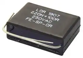 FE-SP-CR23-220/100: Safety Capacitor, Radial Box - 2 Pin, 0.22 µF, ± 10%, X2, Through Hole