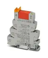 2909511: Power Relay, DPDT, 120 VAC, 6 A, PLC-INTERFACE Series, DIN Rail, Non Latching