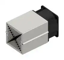 LAM 6 K 75 12: Fan / Force Cooled Heat Sink, 12VDC, 0.15 K/W, 60 mm, 60 mm, 75 mm, 70 m³/h, 53 dBA