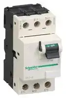 GV2LE07: Thermal Magnetic Circuit Breaker, Toggle Control, TeSys Deca Series, 2.5 A, 3 Pole, 690 V