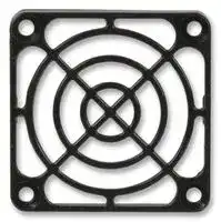 MCSC60-P10: Fan Finger Guard, Plastic, 60mm Axial Fans, 50 mm, Black