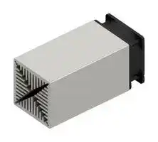 LAM 7 125 12: Fan / Force Cooled Heat Sink, 12VDC, 0.15 K/W, 70 mm, 70 mm, 125 mm, 82 m³/h, 47.4 dBA