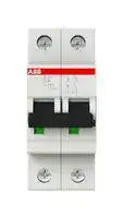 2CDS252001R0041: Thermal Magnetic Circuit Breaker, MCB, 2P, 20 kA, 230 V, 4 A
