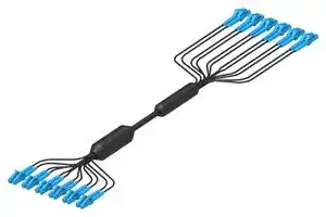1-2835696-0: Fibre Optic Cable, Singlemode, 9µm / 125µm, LC Duplex-LC Duplex, 10 m