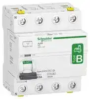 A9Z51463: Circuit Breaker, Acti 9 iID Series, 400 V, 63 A, 4 Pole