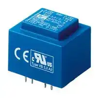 AVB2.3/2/9: PCB Transformer, Safety, Encapsulated Safety Isolating, 2 x 115V, 2 x 9V, 2.3 VA, 50Hz / 60Hz