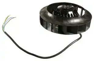 R2E180-CB28-01: Fan Blower, Centrifugal, Motorized Impeller, 230 VAC, AC, 180 mm, 63 mm, 291.35 CFM
