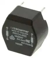 RN114-4-02: Choke, Current-Compensated, 1.5 mH, 4 A, RN Series