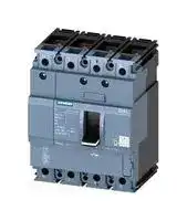 3VA1063-2ED42-0AA0 — Thermal Magnetic Circuit Breaker, MCCB, 3VA1, 4P, 16 kA, 415 V, 63 A, Without Auxiliary Contact