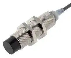 E2A-M18LN16-WP-B1 2M: Inductive Proximity Sensor, Cylindrical, 16 mm, M18, PNP / SPST-NO, PVC Pre-Wired