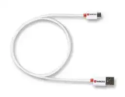 2.700202: USB Cable, Type A Plug to Micro Type B Plug, 1 m, 3.28 ft, USB 2.0, White