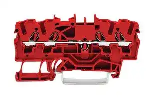 2002-1403: DIN Rail Mount Terminal Block, 4 Ways, 22 AWG, 12 AWG, 2.5 mm², Clamp, 24 A
