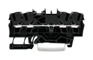 2002-1405: DIN Rail Mount Terminal Block, 4 Ways, 22 AWG, 12 AWG, 2.5 mm², Clamp, 24 A
