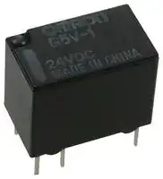 G5V-1-DC24: Signal Relay, 24 VDC, SPDT, 1 A, G5V-1 Series, Through Hole, Non Latching
