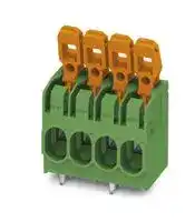 1708037: Wire-To-Board Terminal Block, 7.5 mm, 4 Ways, 24 AWG, 10 AWG, 6 mm², Push In Lock