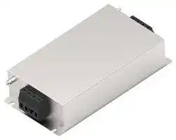 20KEVD10BFPW: Power Line Filter, Industrial, 520 VAC, 20 A, Three Phase, 2 Stage, Chassis Mount