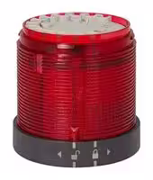 46-580.1E22: Illumination Element, 46 Series Signal Light Tower, Red, Panel Mount, Plastic, 240 VAC, IP44