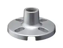 SZP-002U: Pole Bracket, Circular, Multi-Hole, LR Series LED Signal Tower, Indoor, IP20, Aluminium, Silver