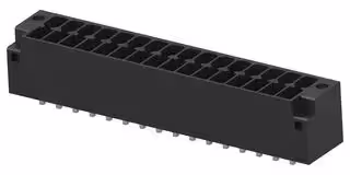 1-2842495-6: Terminal Block, 2Row, Black, w/ Flange, Header, 3.5 mm, 32 Ways, 8 A, 300 V, Through Hole Vertical