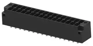 1-2842495-6: Terminal Block, 2Row, Black, w/ Flange, Header, 3.5 mm, 32 Ways, 8 A, 300 V, Through Hole Vertical