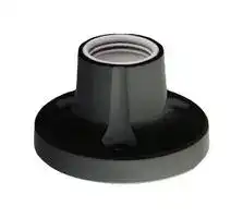 SZP-003K: Pole Bracket, Circular, Multi-Hole, LR Series LED Signal Tower, Indoor, IP65, Polycarbonate, Black
